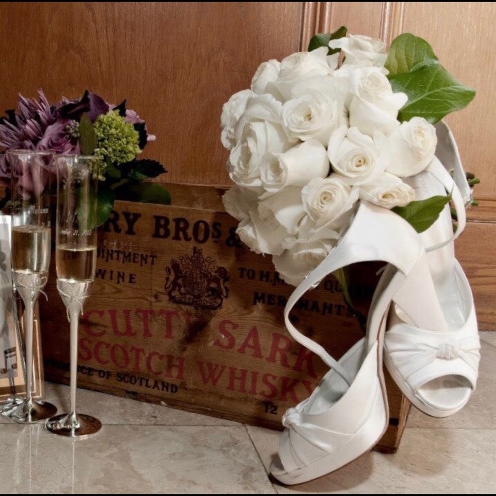 Beautiful Italian Satin Wedding Shoes